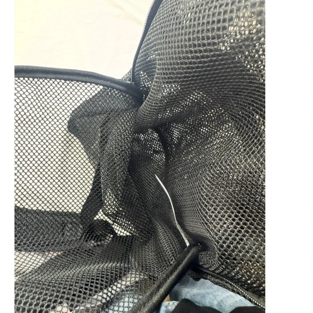 Puma Black Mesh 20L Backpack with Laptop Sleeve and Water Bottle Pockets NEW